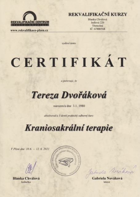 03. Kraniosakrální terapie